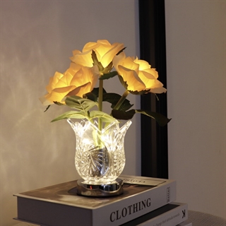LED-blomsterlampe - Genopladelig - Dæmpbar